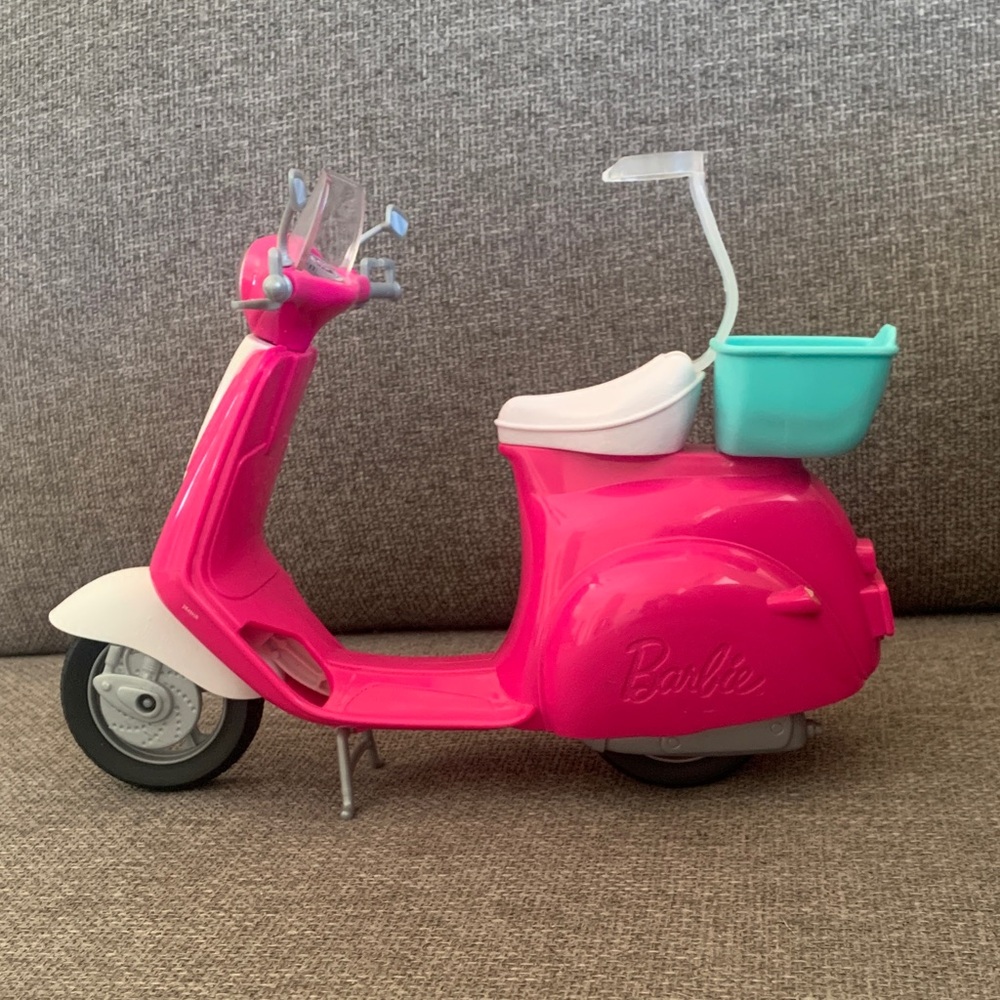 Barbie Doll Scooter Vespa Motorbike Vehicle Playset Accessory - Picture 3 of 6